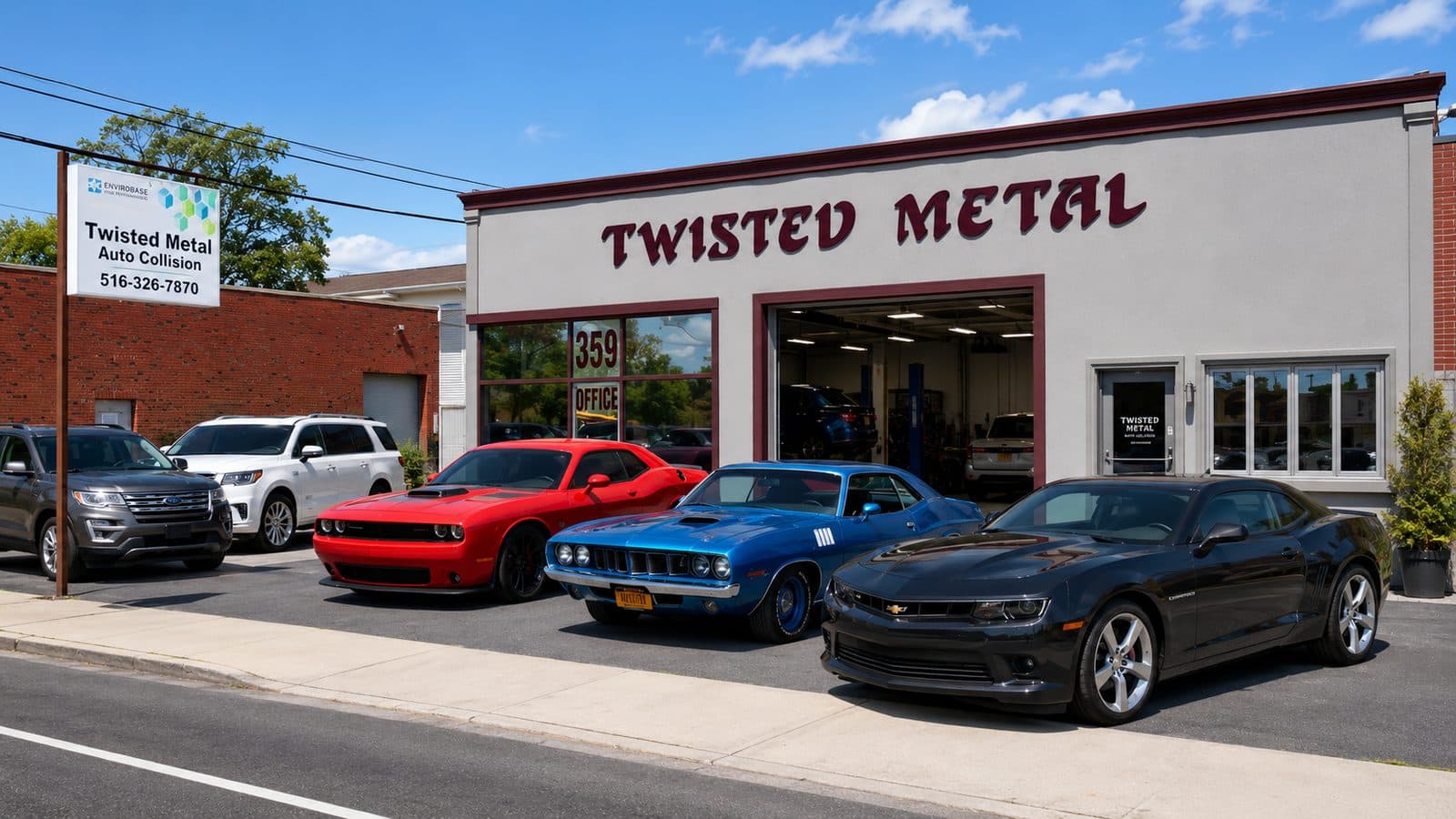 Twisted Metal Auto Collision shop exterior